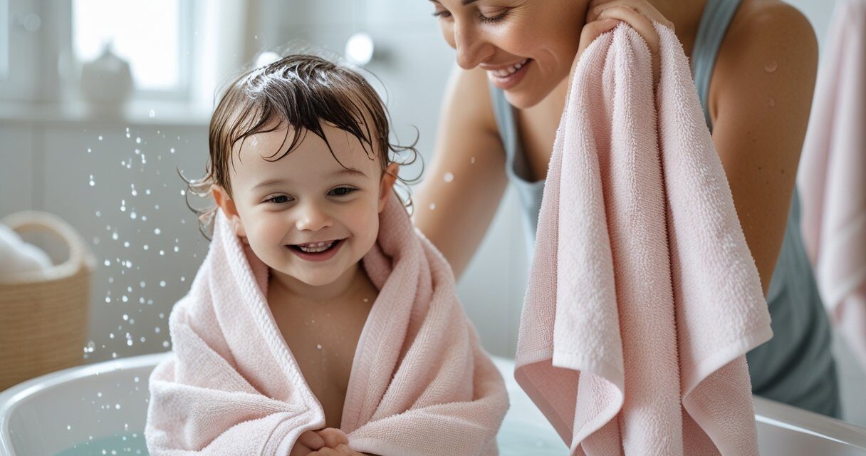 Sådan skaber du sjove badeoplevelser for børn med bløde babyhåndklæder til børn