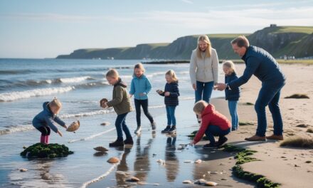 Sjove og lærerige udflugter med børn ved kysten i Danmark