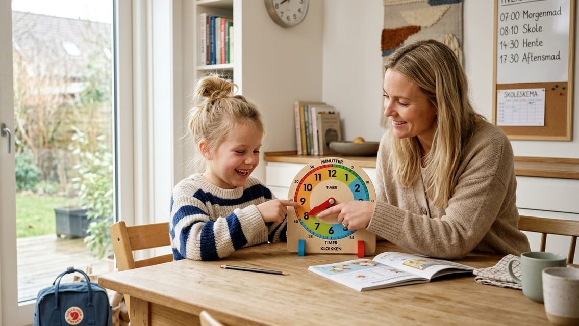 Gør hverdagen til en øvelse i at lære klokken