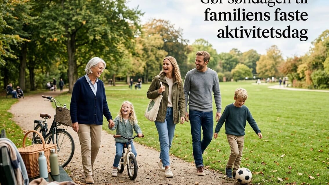 Gør søndagen til familiens faste aktivitetsdag