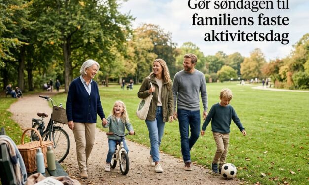 Gør søndagen til familiens faste aktivitetsdag